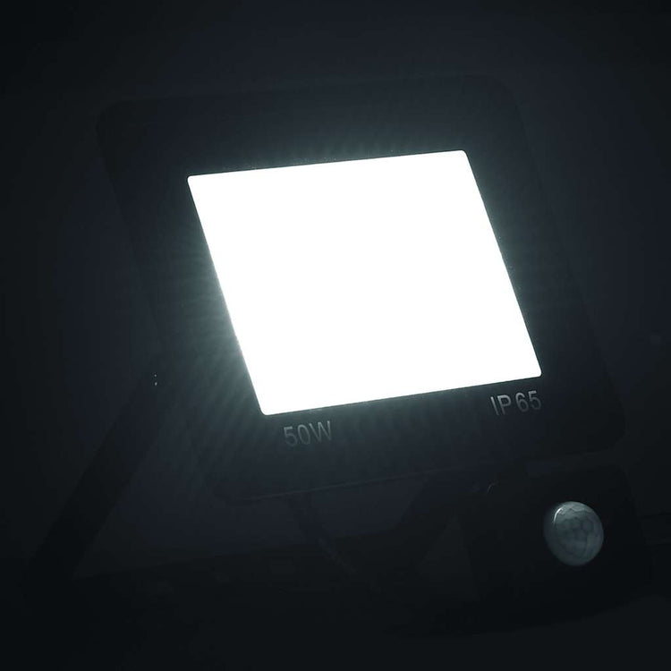 VidaXL Strahler mit Sensor LED 50W kaltweiß