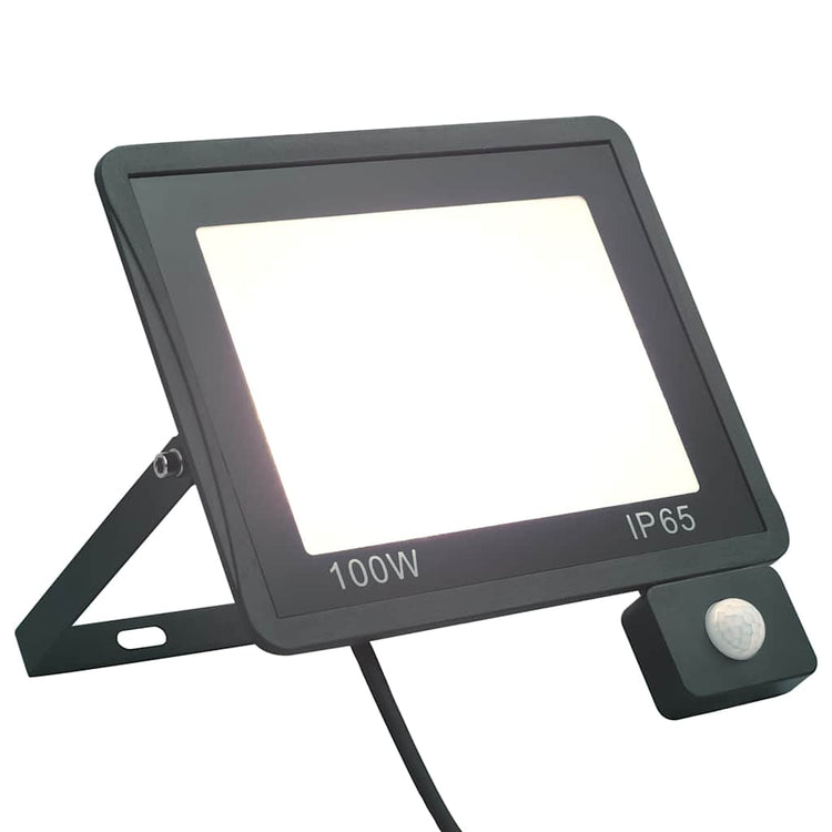 VidaXL Strahler mit Sensor-LED 100 W kaltweiß