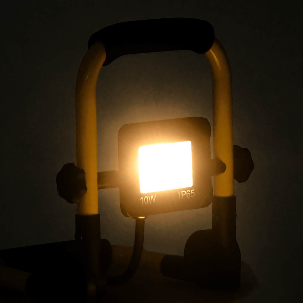 Vidaxl Spotlight mit Griff LED 10 W.
