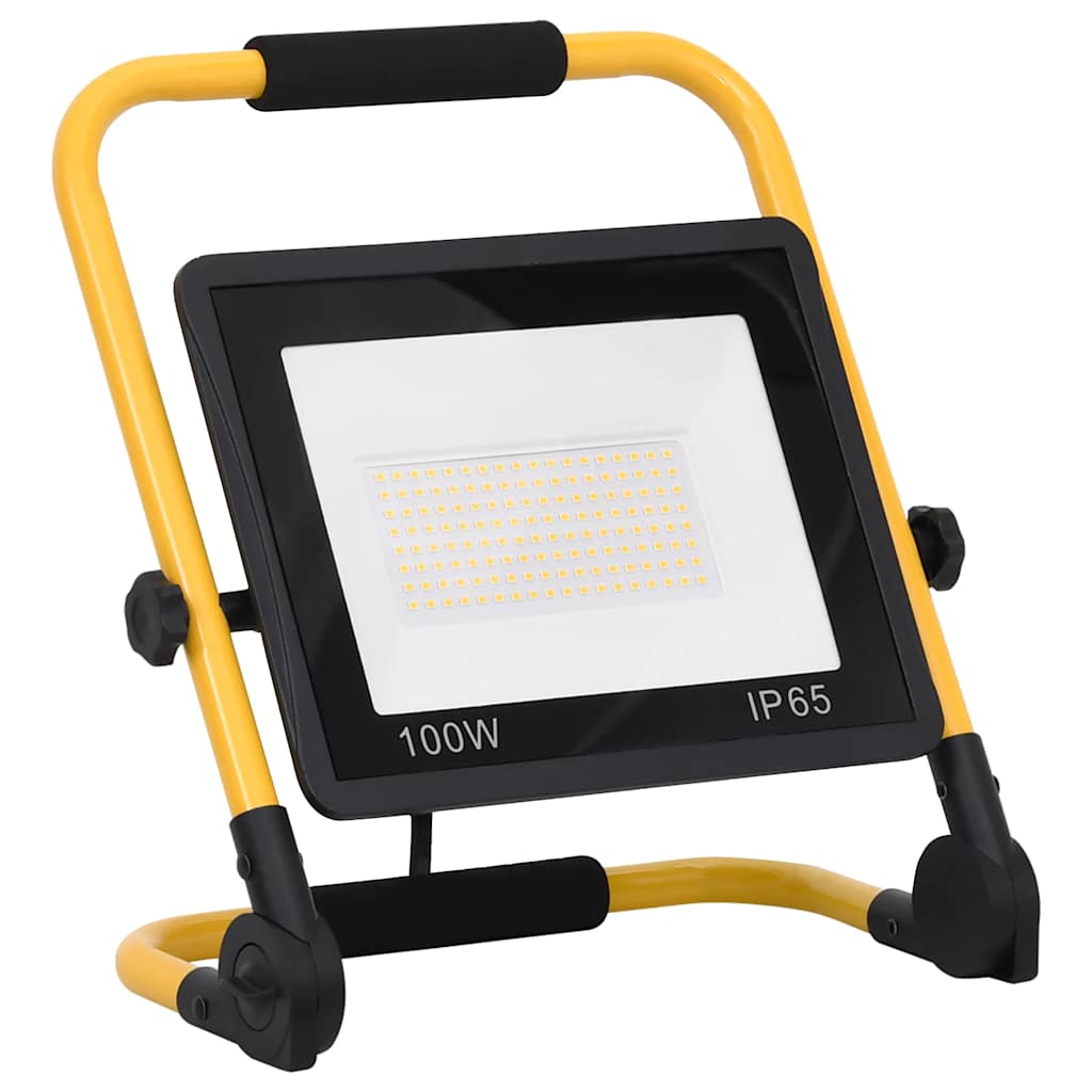 VidaXL Strahler mit Griff LED 100W warmweiß