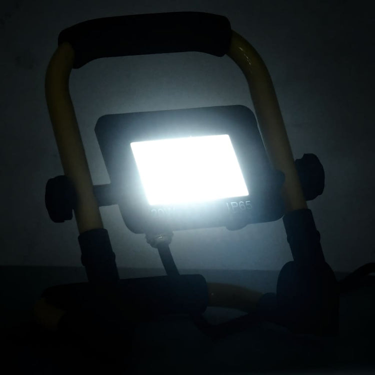 VidaXL Strahler mit Griff LED 20W kaltweiß