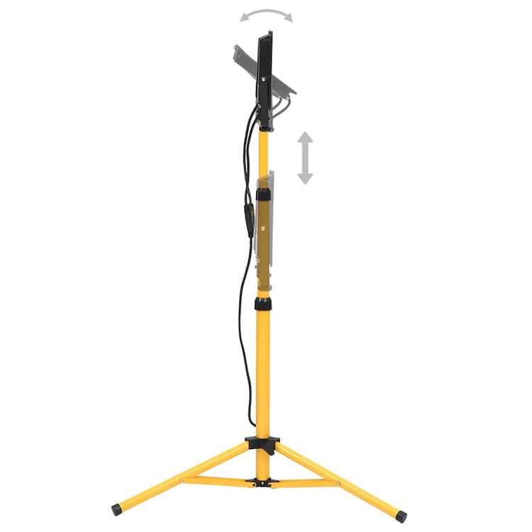 VidaXL Strahler mit Stativ LED 2x100W warmweiß