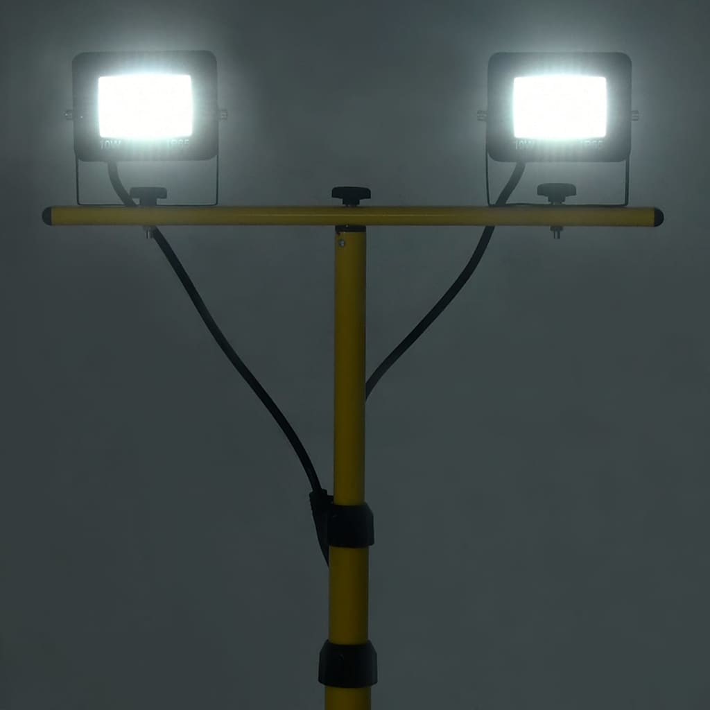 Vidaxl Spotlight mit Stativ -LED 2x10 W Kalt weiß