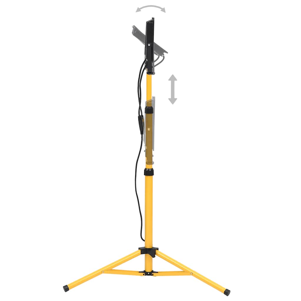 VidaXL Strahler mit Stativ LED 2x100W kaltweiß