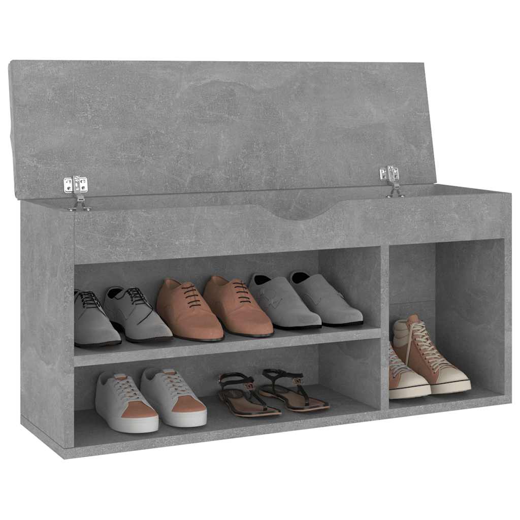 Vidaxl Schuhbank mit Kissen 104x30x49 cm verarbeiteter Holzbetonpreis