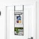 Vidaxl -Türspiegel 30x80 cm Glas und Aluminiumschwarz