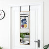 VIDAXL -Tür Spiegel 30x100 cm Glas und Aluminium Gold gefärbt