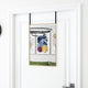Vidaxl -Türspiegel 40x60 cm Glas und Aluminium Gold gefärbt