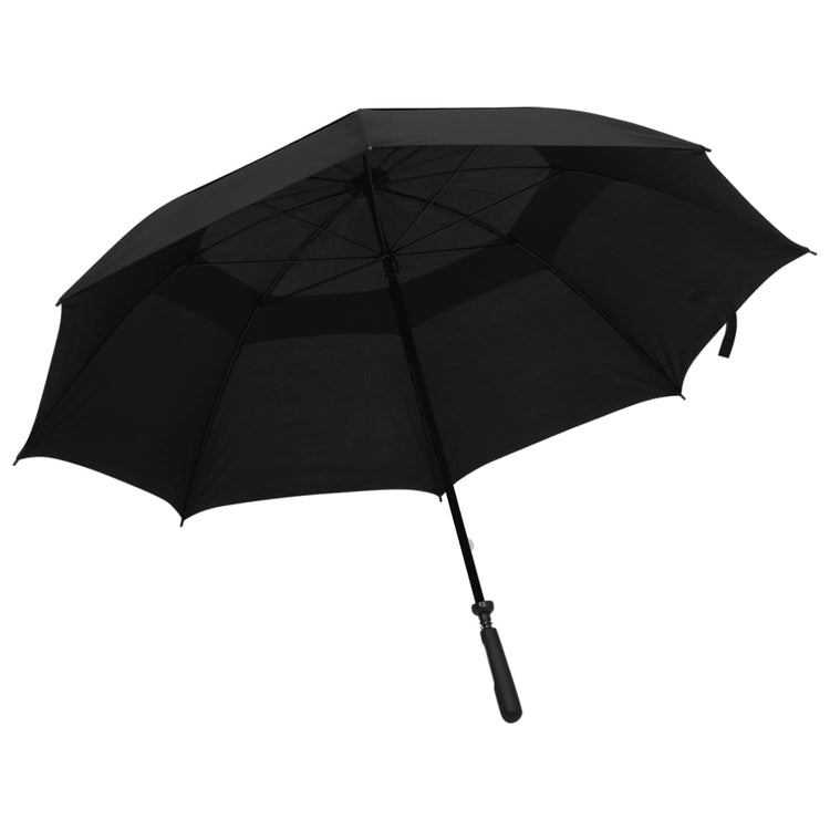Vidaxl Regenschirm 130 cm schwarz