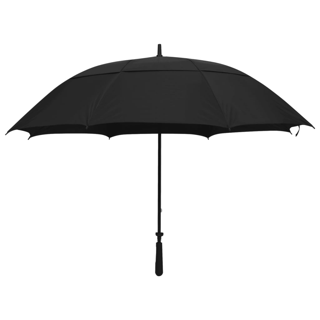 Vidaxl Regenschirm 130 cm schwarz