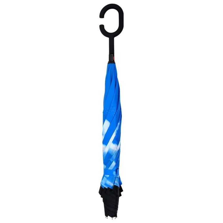 Vidaxl Regenschirm C-Handle 108 cm Schwarz