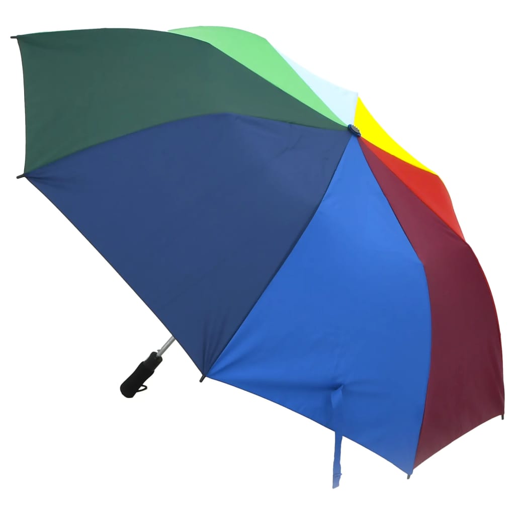 VIDAXL -Regenschirm faltbar 124 cm multi -coloriert automatisch
