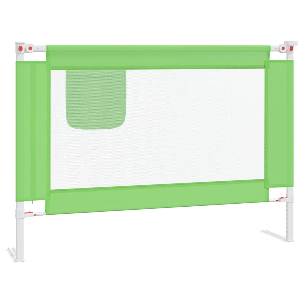 Vidaxl Bettdiagramm Kleinkind 90x25 cm Stoff grün