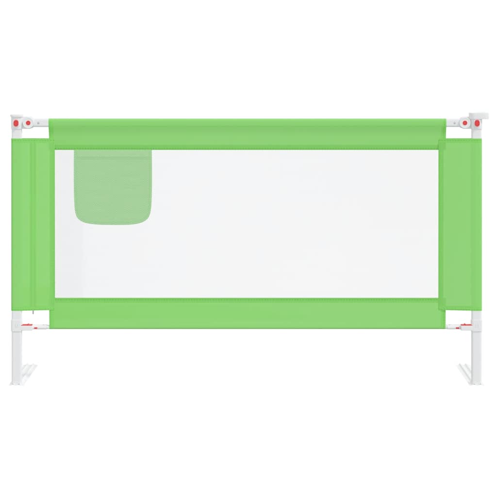 Vidaxl Bettdiagramm Kleinkind 150x25 cm Stoff grün