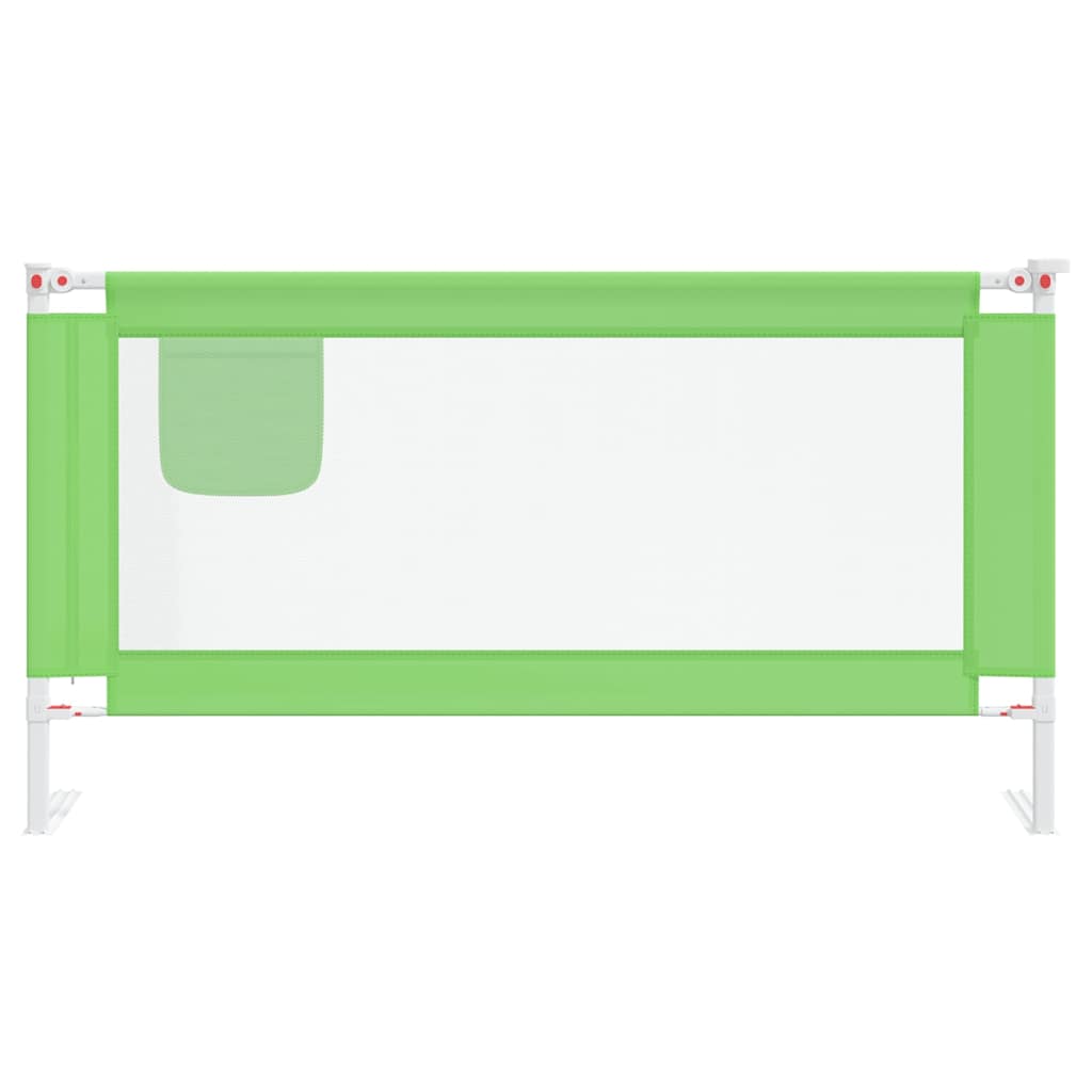 Vidaxl Bettdiagramm Kleinkind 160x25 cm Stoff grün
