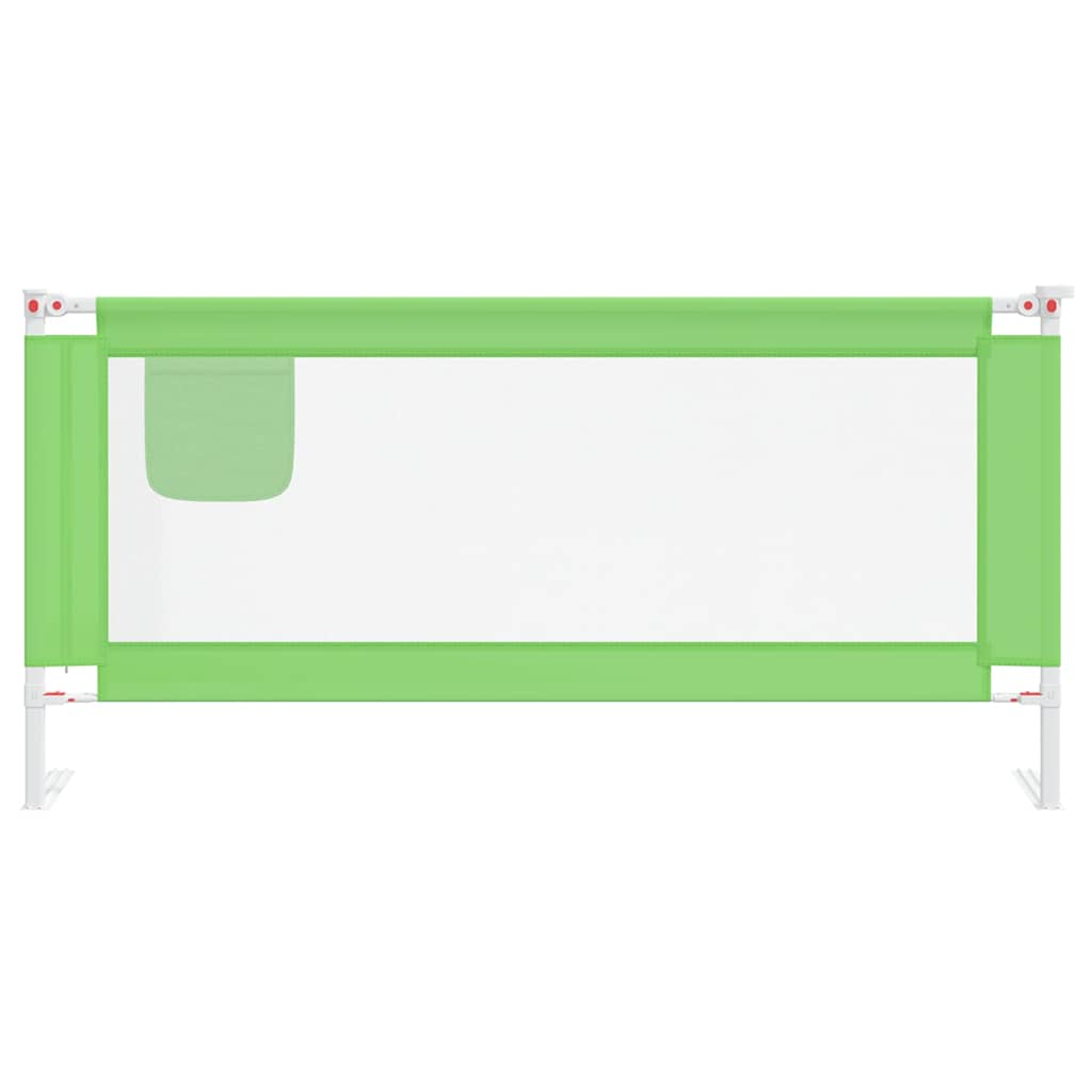 Vidaxl Bettdiagramm Kleinkind 190x25 cm Stoff grün