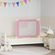 Vidaxl Bettdiagramm Kleinkind 90x25 cm Stoff rosa