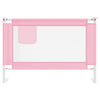 Vidaxl Bettdiagramm Kleinkind 100x25 cm Stoff rosa
