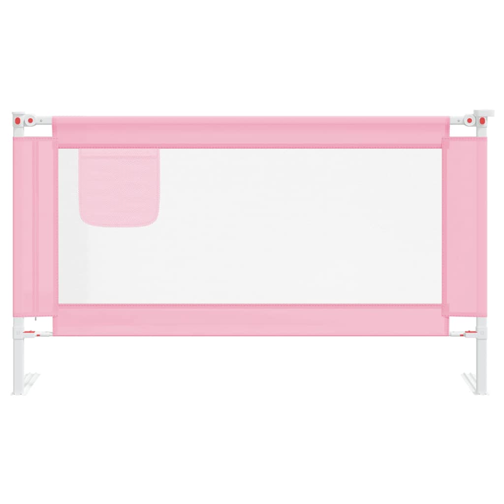 Vidaxl Bettdiagramm Kleinkind 140x25 cm Stoff rosa