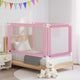 Vidaxl Bettdiagramm Kleinkind 140x25 cm Stoff rosa