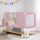 Vidaxl Bettdiagramm Kleinkind 150x25 cm Stoff rosa