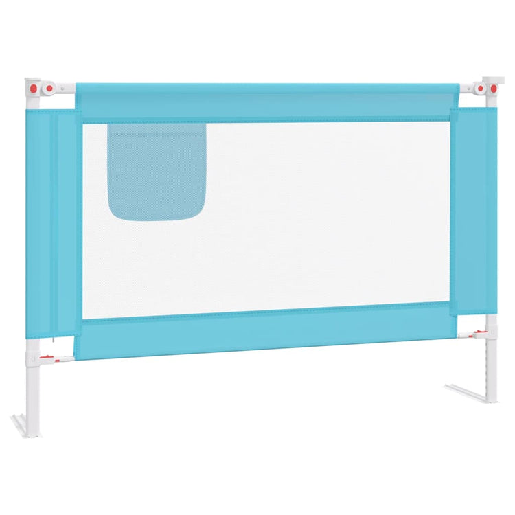 Vidaxl Bedhek Kleinkind 100x25 cm Stoff blau