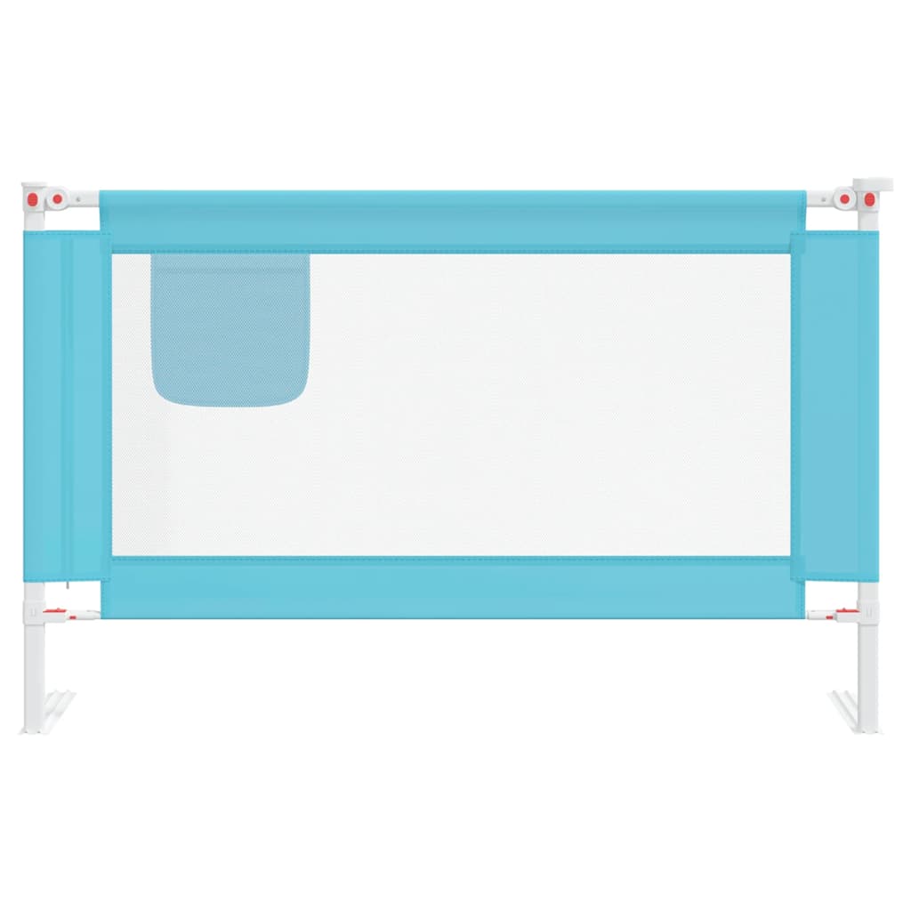Vidaxl Bedhek Kleinkind 120x25 cm Stoff blau