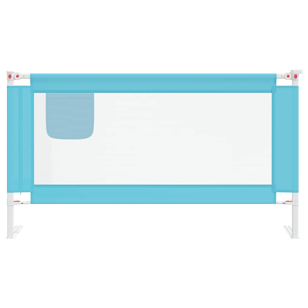 Vidaxl Bettdiagramm Kleinkind 150x25 cm Stoff blau
