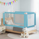 Vidaxl Bedhek Kleinkind 160x25 cm Stoff blau