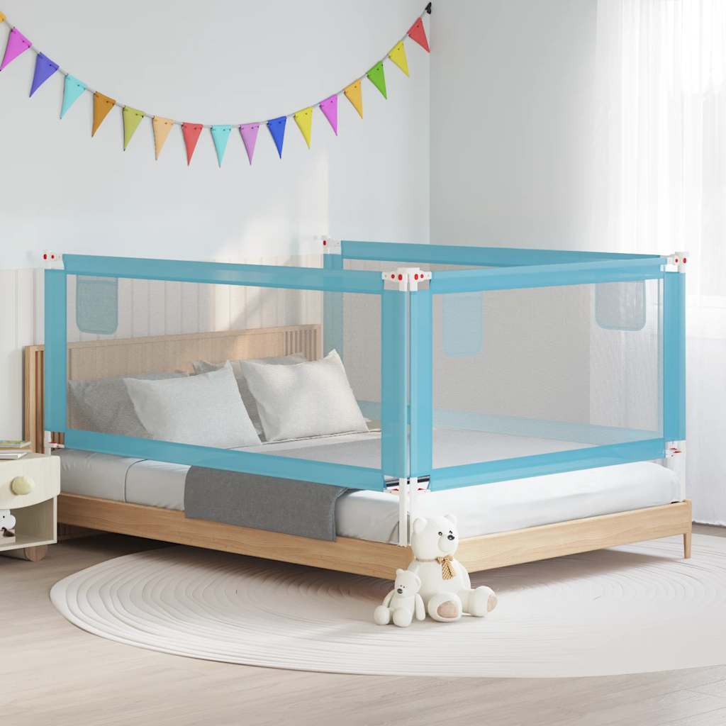 Vidaxl Bedency Kleinkind 200x25 cm Stoff blau
