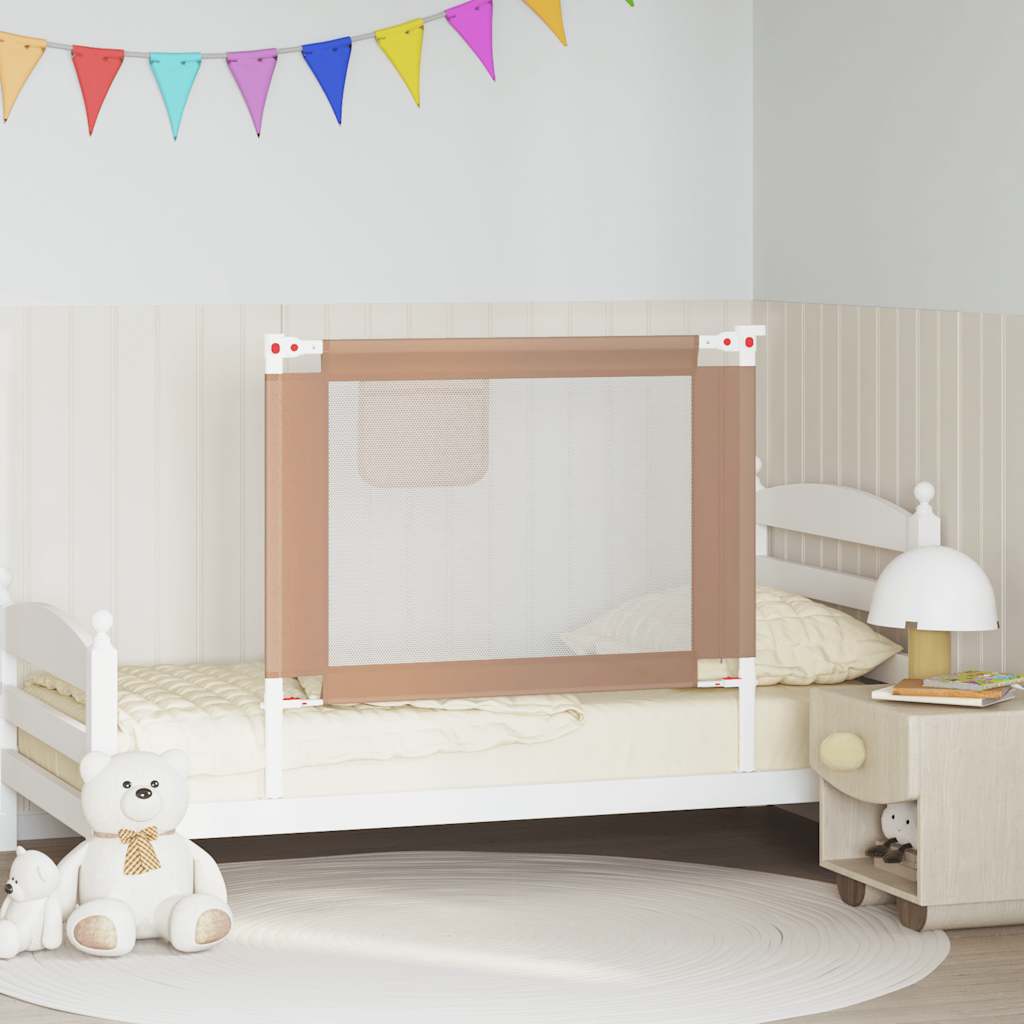 VIDAXL -BET -Diagramm Kleinkind 100x25 cm Stofftaupe