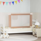 VIDAXL -BED -Diagramm Kleinkind 120x25 cm Stofftaupe - afbeelding 1