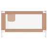 Vidaxl Bedhek Kleinkind 140x25 cm Stofftaupe