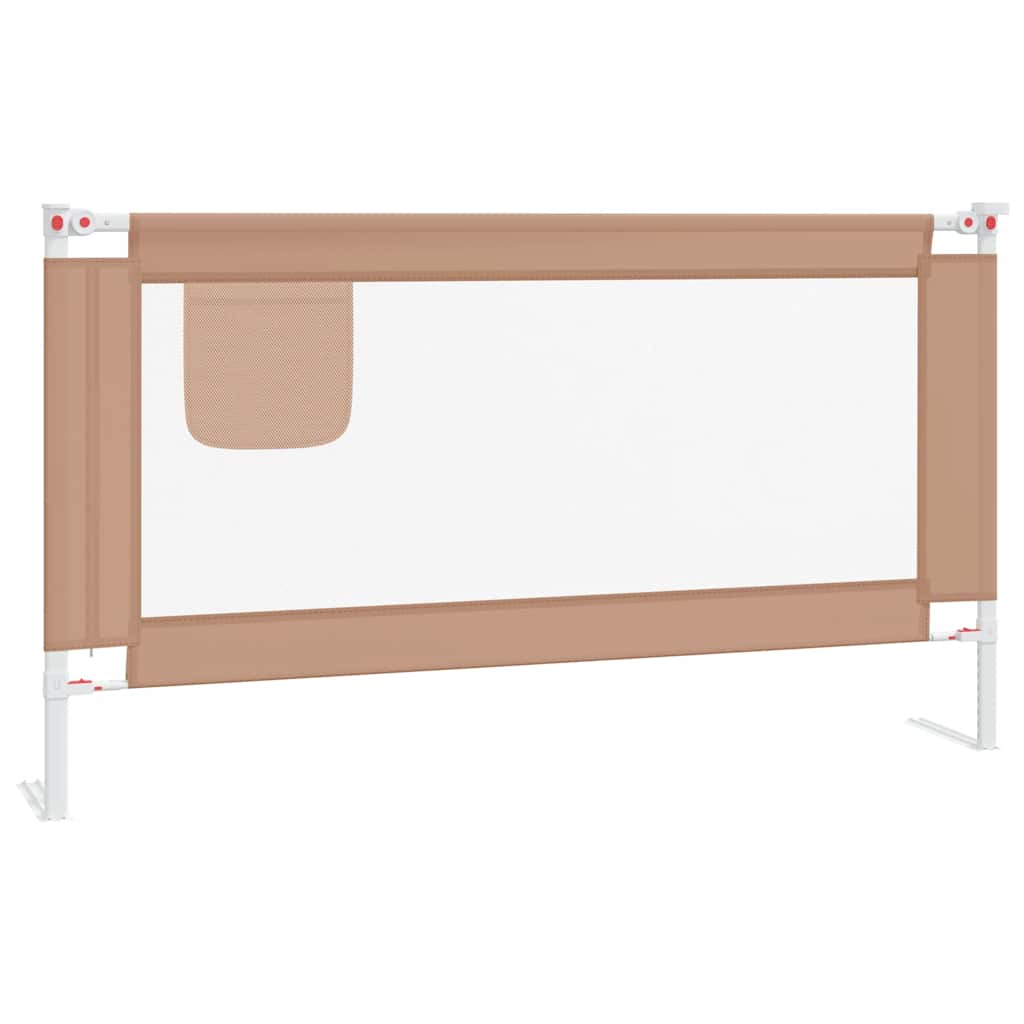 VIDAXL -Bettdiagramm Kleinkind 150x25 cm Stofftaupe
