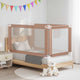 VIDAXL -Bettdiagramm Kleinkind 150x25 cm Stofftaupe