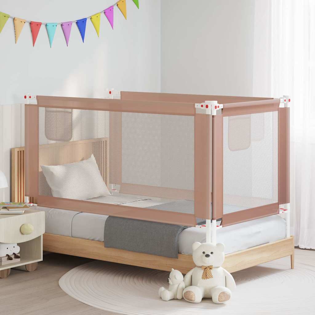 VIDAXL -BED -Diagramm Kleinkind 160x25 cm Stofftaupe