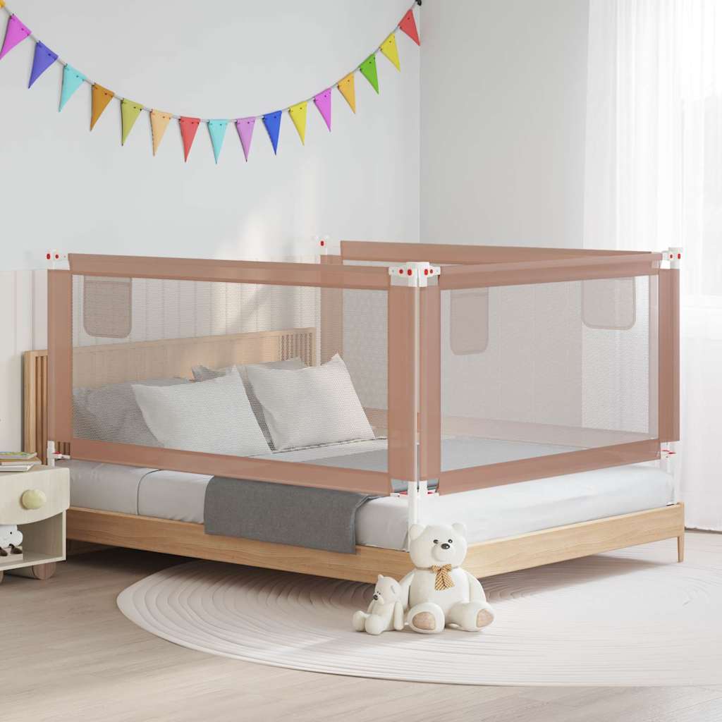 VIDAXL -BED -Diagramm Kleinkind 180x25 cm Stofftaupe