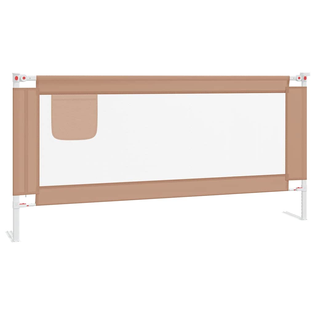 VIDAXL -BED -Diagramm Kleinkind 190x25 cm Stofftaupe