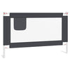Vidaxl Bedhek Kleinkind 120x25 cm Stoff dunkelgrau