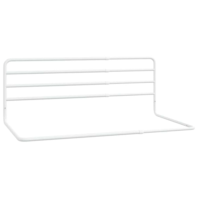 Vidaxl Bedhek Kleinkind (76-137) x55 cm Eisenweiß