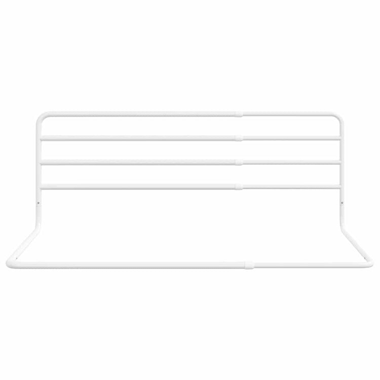 Vidaxl Bedhek Kleinkind (76-137) x55 cm Eisenweiß