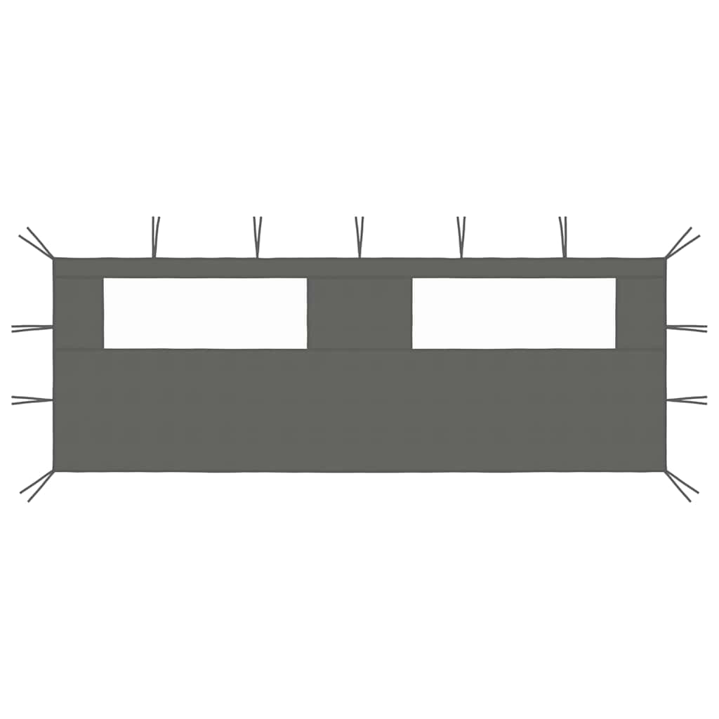 VIDAXL -Präparatwand mit Windamen 6x2 m Antracite -Kleidung