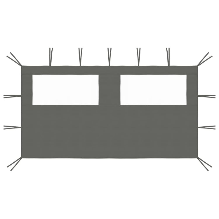 VIDAXL -Präparatwand mit Wicklers 4x2 m Antracite -Kleidung