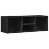 Vidaxl Schuhspeicherbank 105x35x35 cm propertiertes Holzschwarz