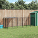 Vidaxl -Hund Kennel 330x110x110 cm Stahlschwarz