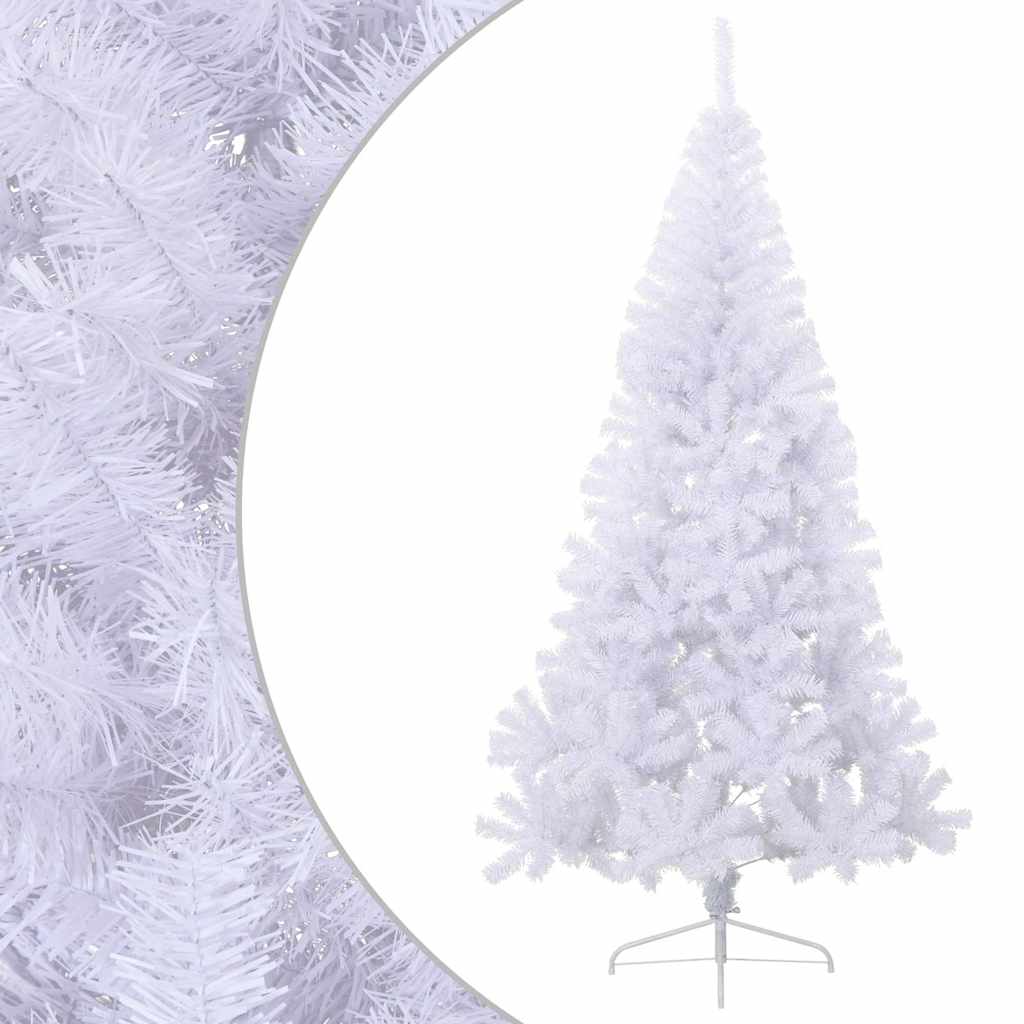 Vidaxl Kunstkerstboom mit Standardhälften 210 cm PVC Green