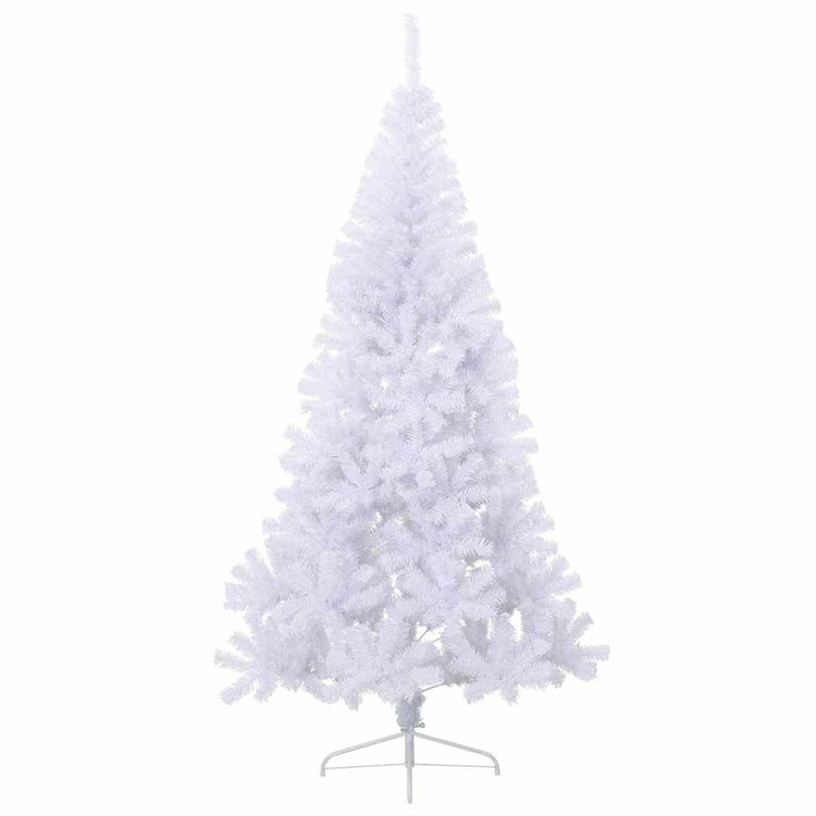 Vidaxl Kunstkerstboom mit Standardhälften 210 cm PVC Green