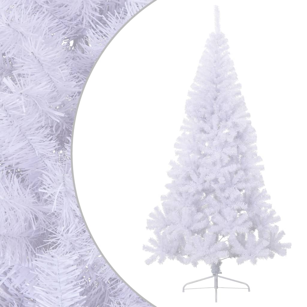 Vidaxl KunstKerstboom mit Standardhälfte 240 cm PVC Green