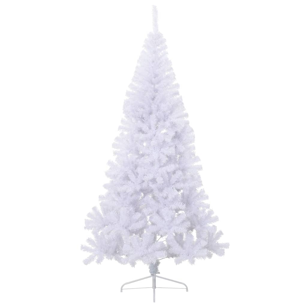 Vidaxl KunstKerstboom mit Standardhälfte 240 cm PVC Green