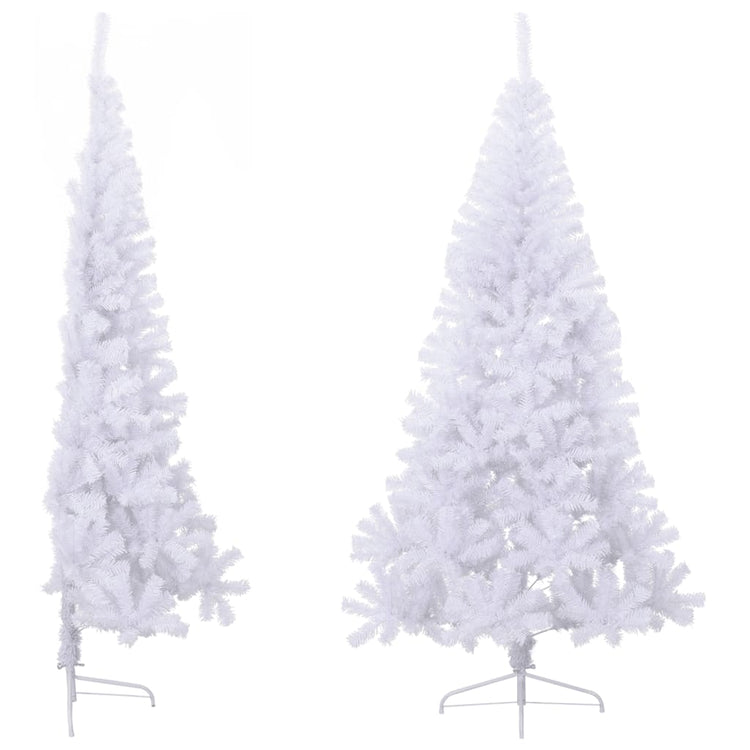 Vidaxl KunstKerstboom mit Standardhälfte 240 cm PVC Green